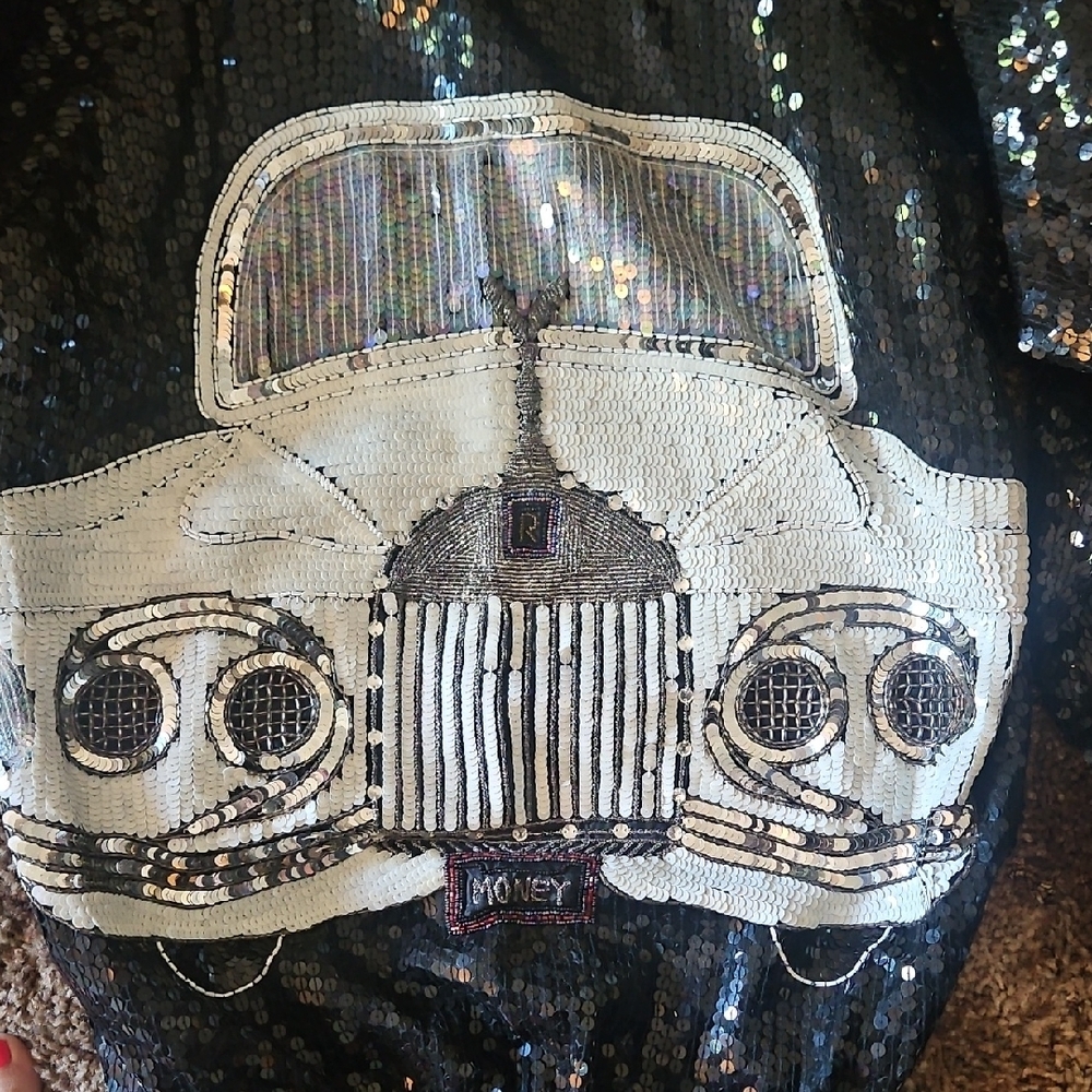 Black Sequin Jacket - image 5